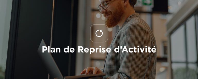 Image de couverture avec pour texte : plan de reprise d'activité