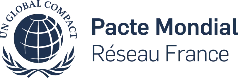 Logo Pacte Mondial Réseau France.